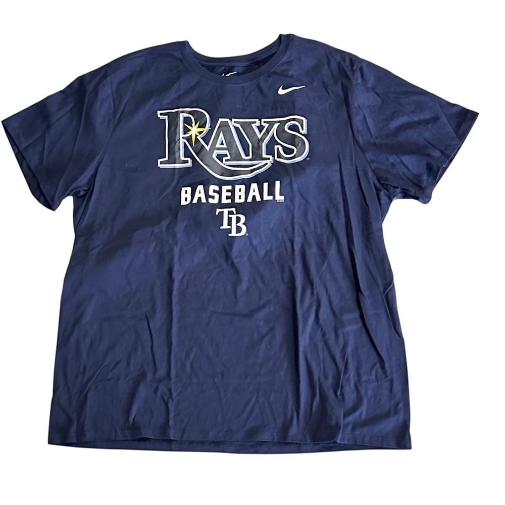 Nike Tampa Bay Rays MLB Baseball Tee – Men’s XXL Navy Blue